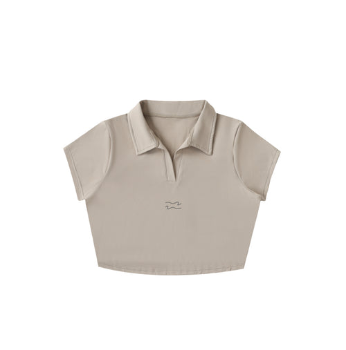 Cropped polo